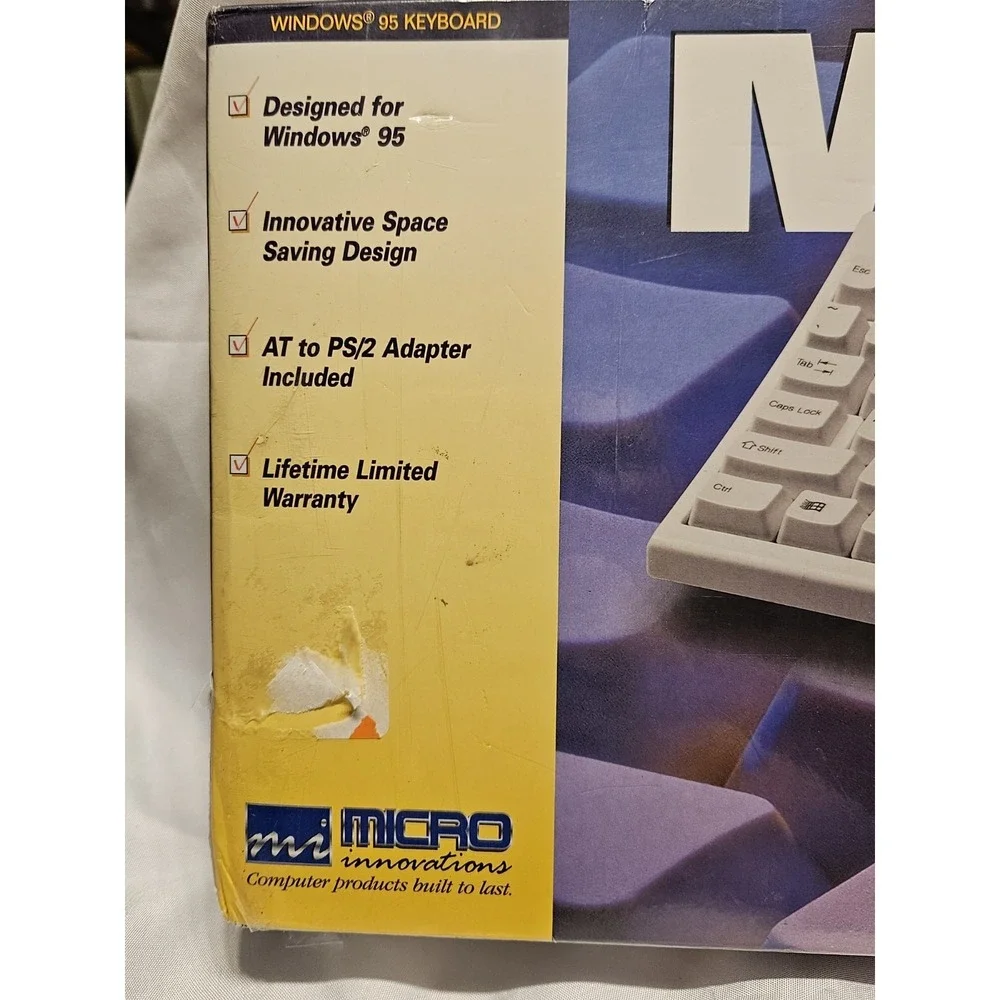 Micro 2000 Windows 95 Keyboard Sealed NIB MICRO INNOVATIONS
